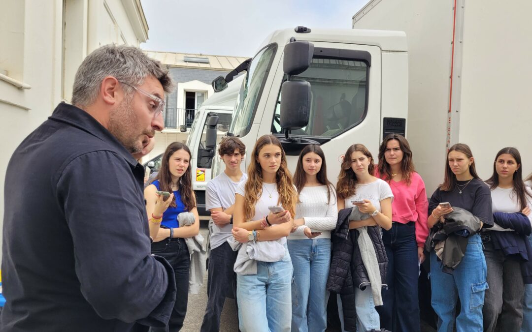 Classe PEM : nos apprentis journalistes sur le tournage de la série « Les saisons » de Nicolas Maury